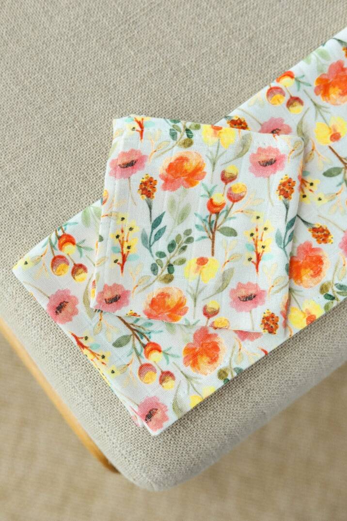 Flora 2'li Örtü ve Ağız Mendili Seti - 2