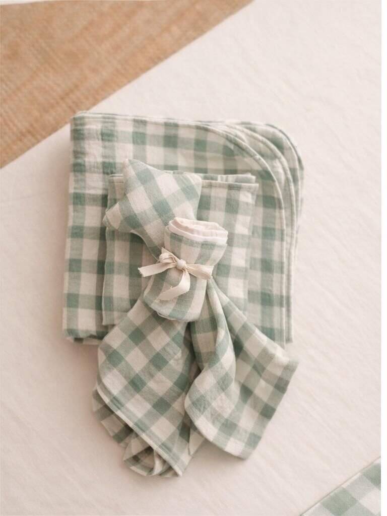 Gingham Yenidoğan Seti - 1