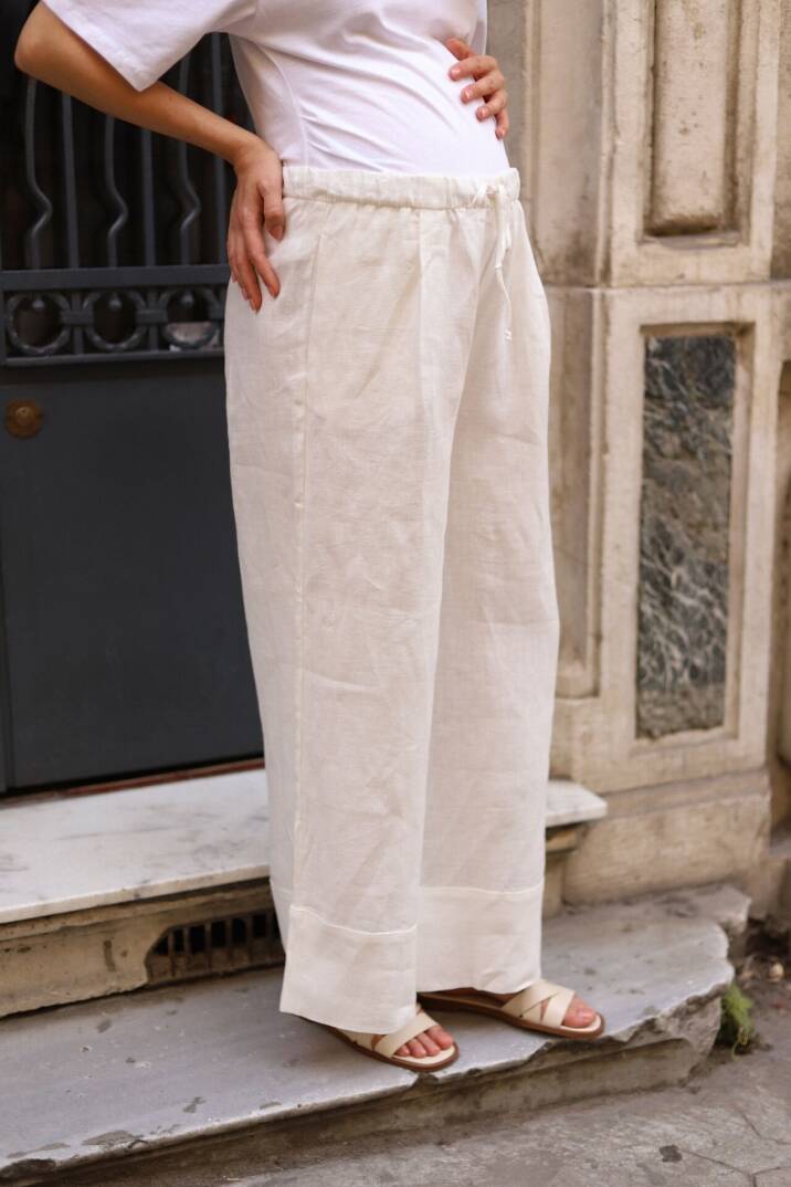 Keten Pantolon - 2