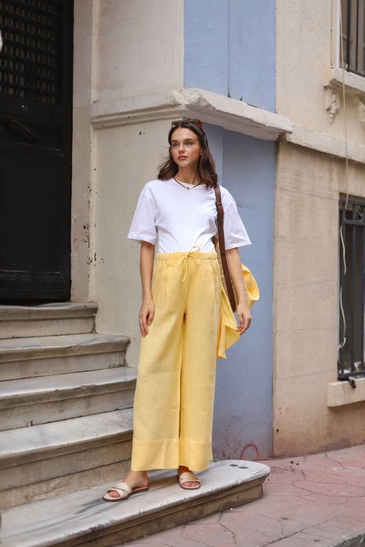 Keten Pantolon - 3