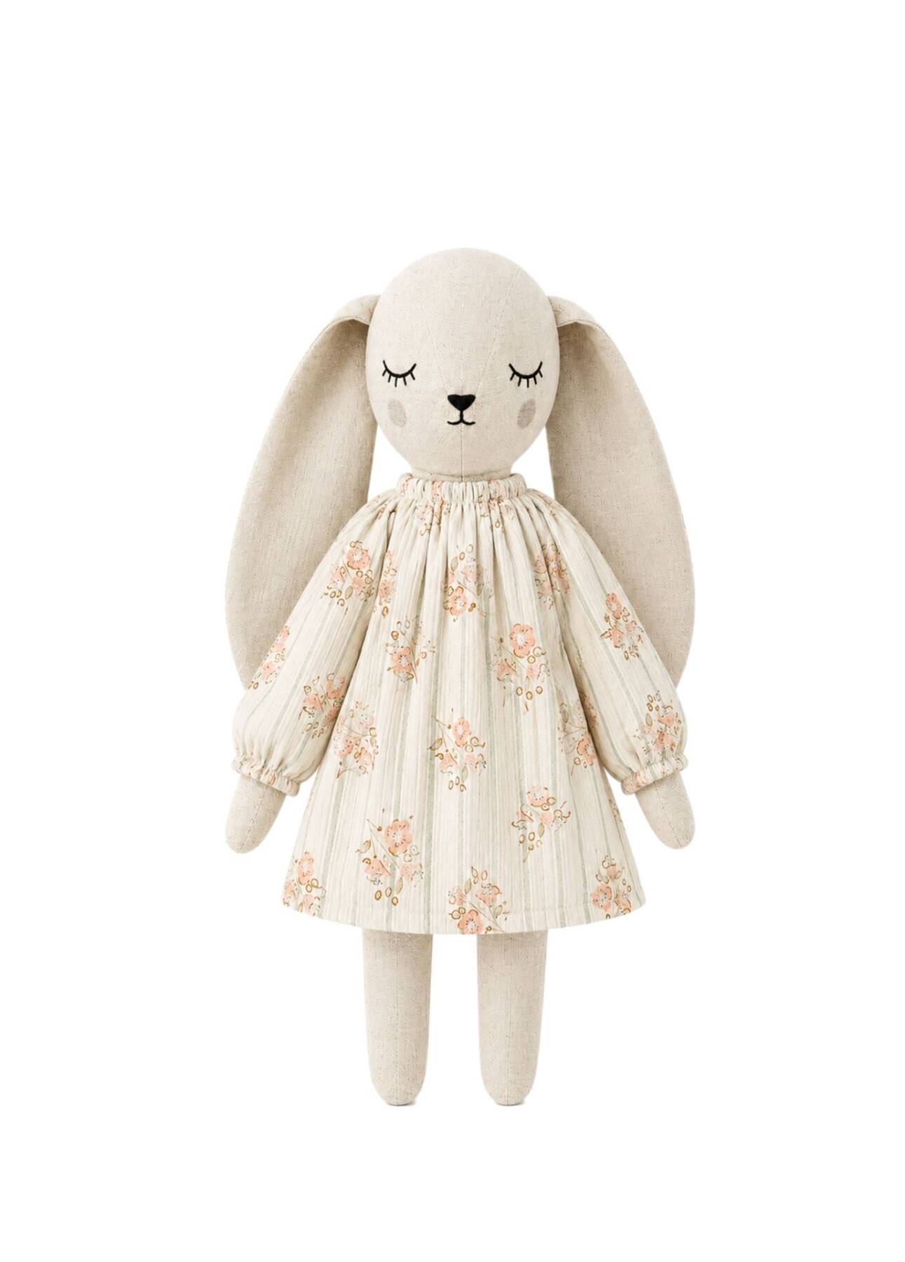 Soft Summer Çiçek Desenli Tavşan Uyku Arkadaşı