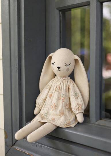 Soft Summer Çiçek Desenli Tavşan Uyku Arkadaşı - 2