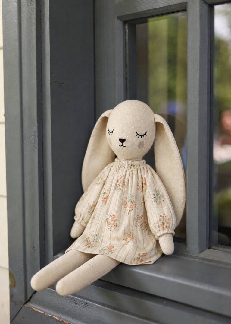Soft Summer Çiçek Desenli Tavşan Uyku Arkadaşı - 2